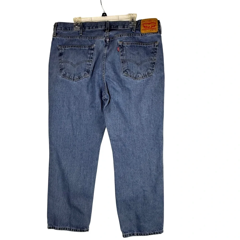 Levis 541 Athletic Taper‎ Mens Blue Medium Wash Denim Jeans 40x30 18181-0334